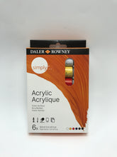 Load image into Gallery viewer, Daler Rowney Simply Acrylic Paint Set