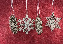 Load image into Gallery viewer, Made of Wood _ Christmas Snowflakes
