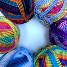 Load image into Gallery viewer, WonderSoft Merry-Go-Round Multicoloured Double Knitting Yarn