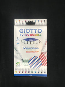 Giotto Turbo Dobble Felt Tip Pens x10