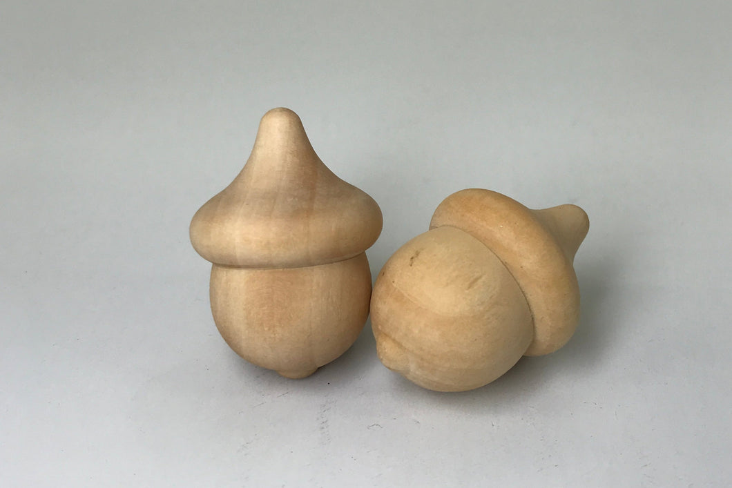 Wooden Acorns