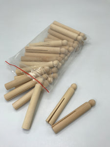 Wooden Dolly Pegs