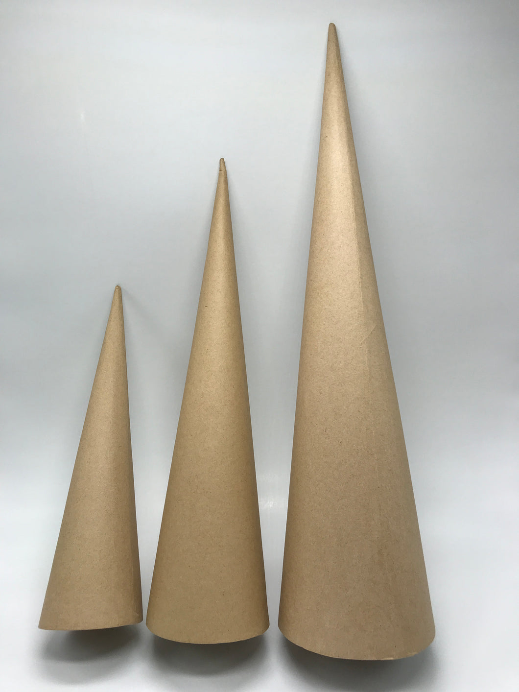 Papier Mache Cones