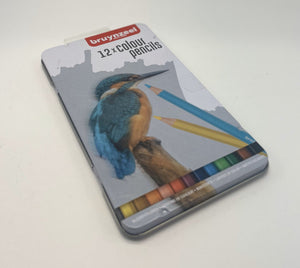 Bruynzeel Colouring Pencils Tin - 12 Pencils