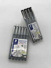 Load image into Gallery viewer, Staedtler Pigment Fineliners Set
