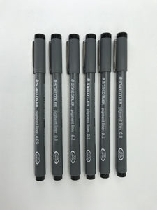 Staedtler Pigment Fineliners Set