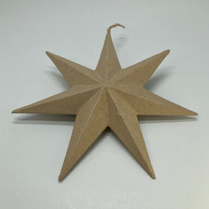 Paper Mache Star Ornament