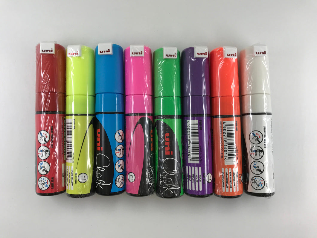 Uni Chalk Markers Set