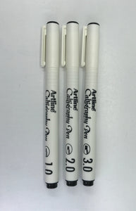 Artline Calligraphy Pens - Various Colours and Nib Sizes