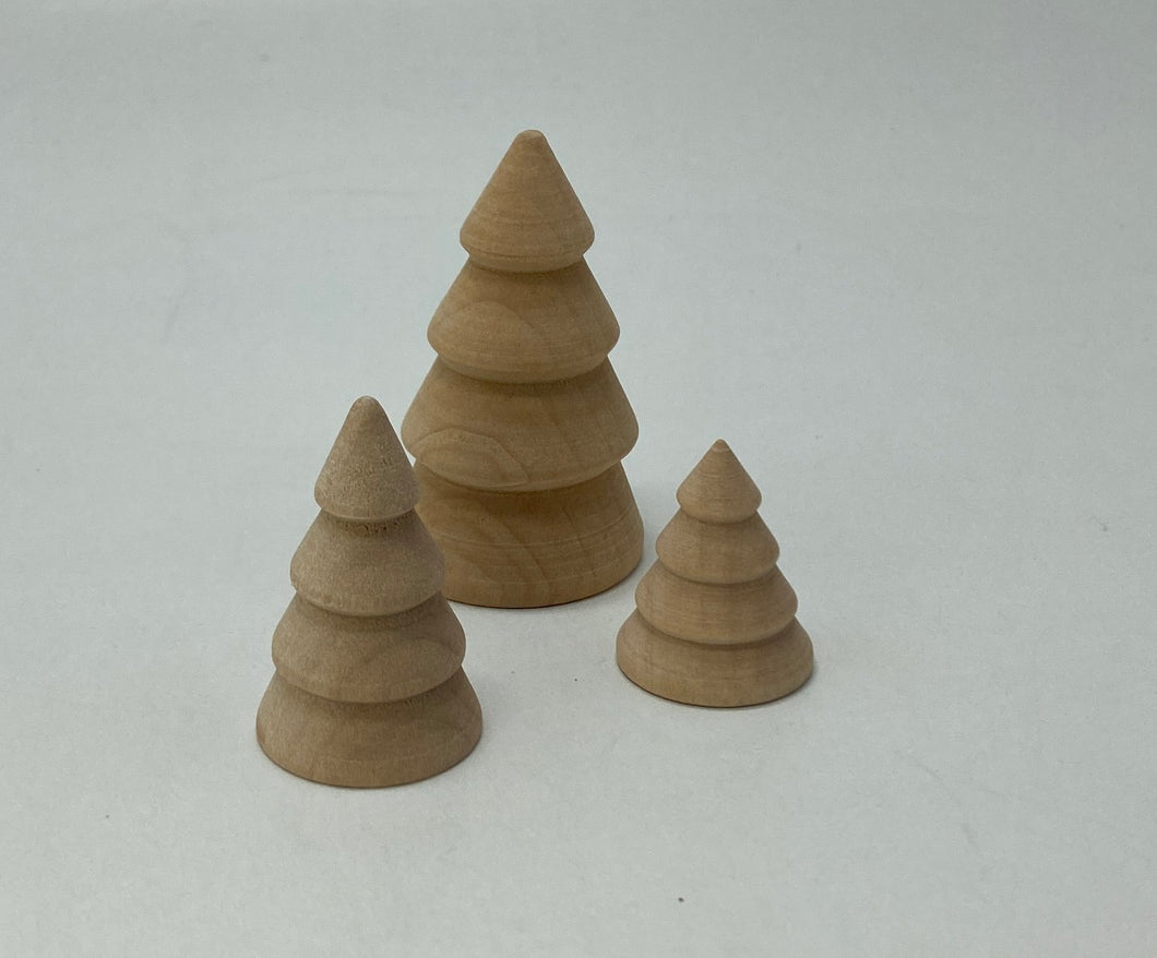 Tiny Wooden Christmas Tree