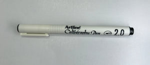 Artline Calligraphy Pens - Various Colours and Nib Sizes