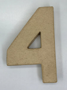 Papier Mache Numbers