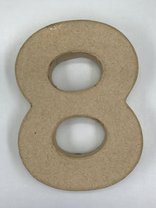 Papier Mache Numbers