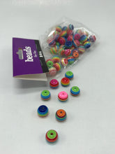 Load image into Gallery viewer, Stripy Plastic Beads
