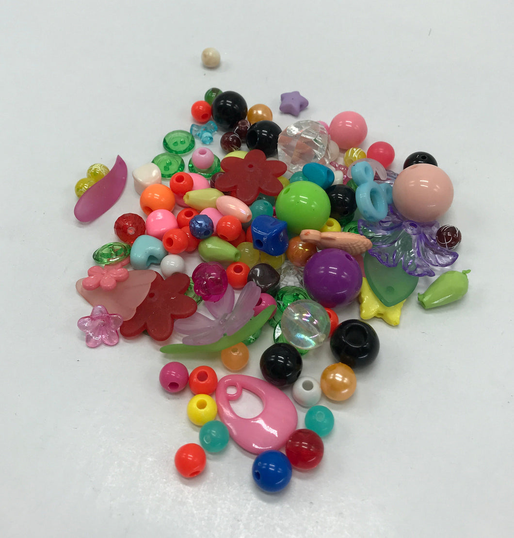 Assorted Plastic Beads