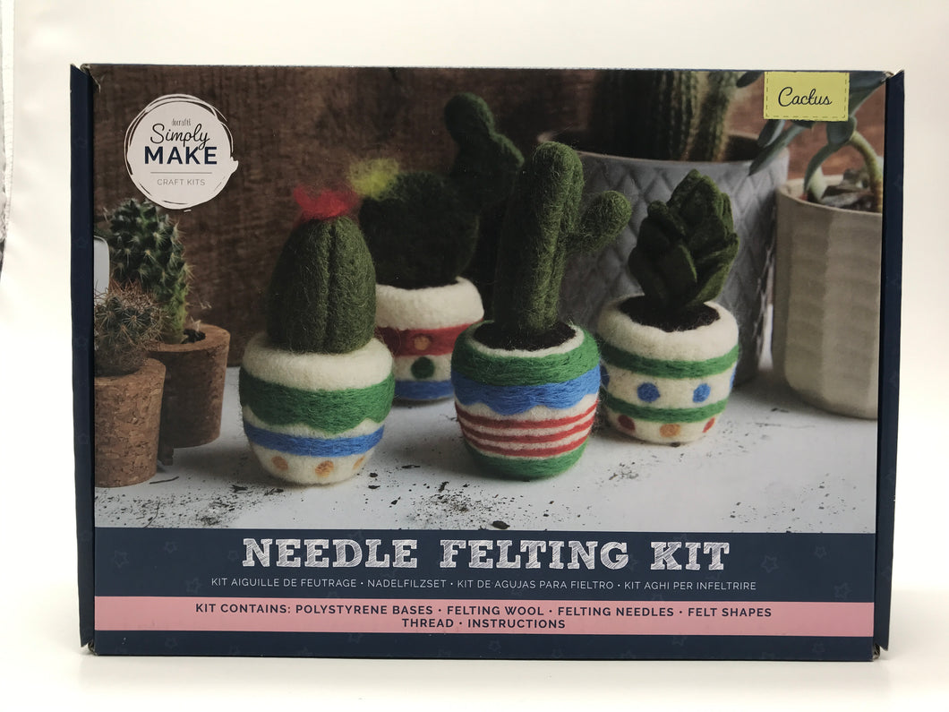 Needle Felting Kit - Cactus