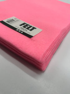 Craft Felt Single Colour Packs