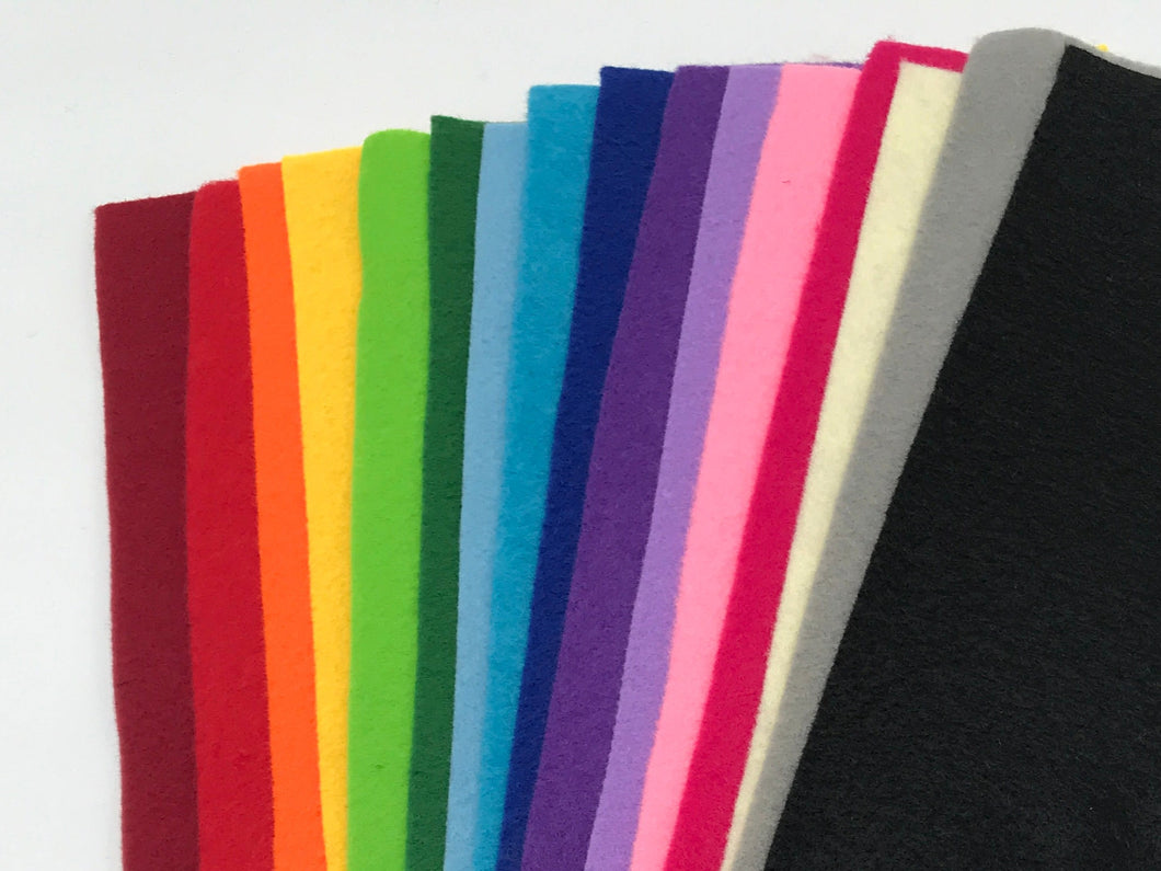 Craft Felt Single Colour Packs