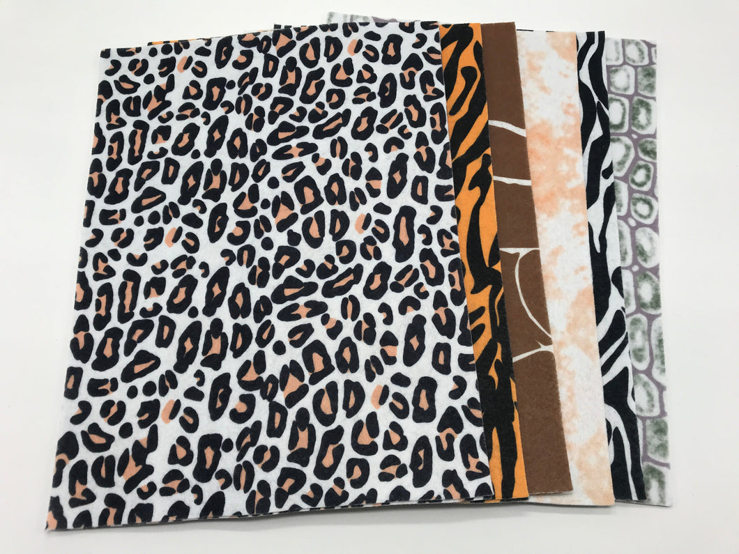 Craft Felt - Animal Print Patterns