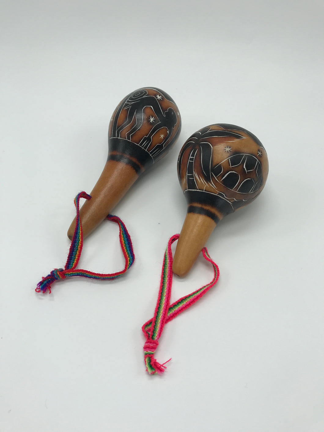 Maracca - Peruvian Carved Gourd