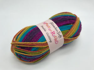 WonderSoft Merry-Go-Round Multicoloured Double Knitting Yarn