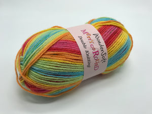 WonderSoft Merry-Go-Round Multicoloured Double Knitting Yarn