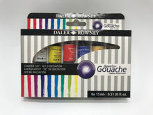 Load image into Gallery viewer, Daler Rowney Aquafine Gouache Paint Set
