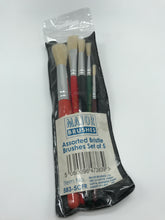 Load image into Gallery viewer, Hog Brush Set - Short Assorted x 5

