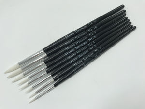 Synthetic Sable Brushes Sizes 0-12