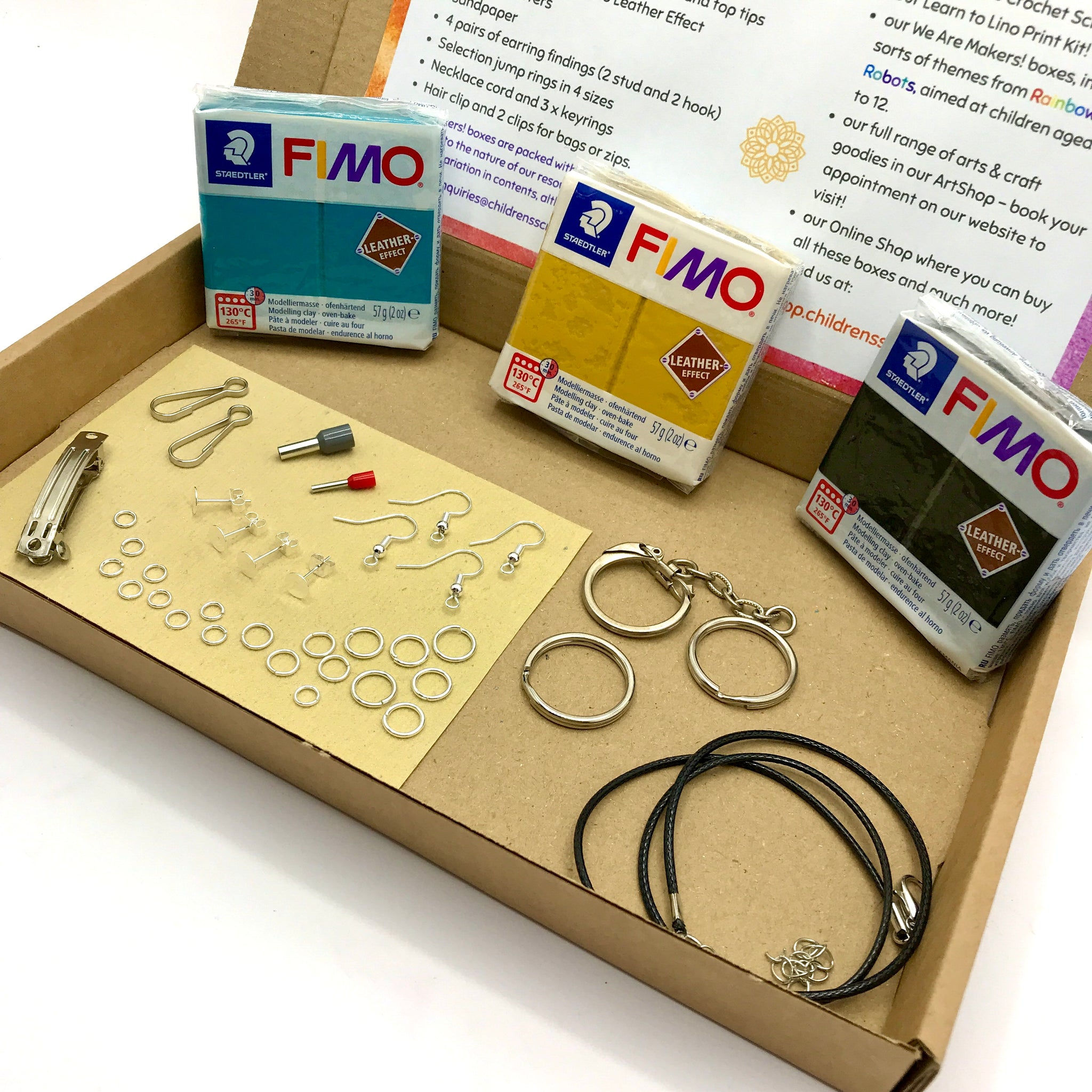 Fimo Leather Jewellery Kit – Children's Scrapstore