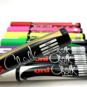 Uni Chalk Marker - 5M - Gold