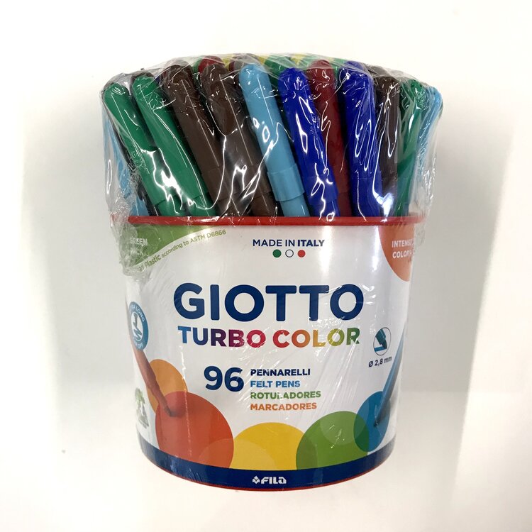 Giotto Turbo Colour Felt Tips x 96
