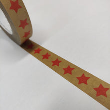 Load image into Gallery viewer, Biodegradable Tape - Red Stars
