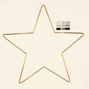 Star wreath - Gold