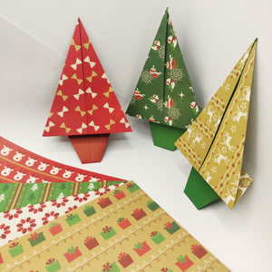 Festive Origami Paper - 60 sheets
