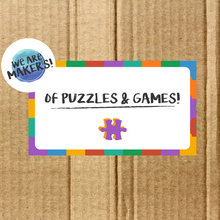 Load image into Gallery viewer, We are Makers! Of Puzzles &amp; Games Craft Box
