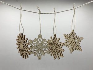 Made of Wood _ Christmas Snowflakes