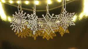 Made of Wood _ Christmas Snowflakes