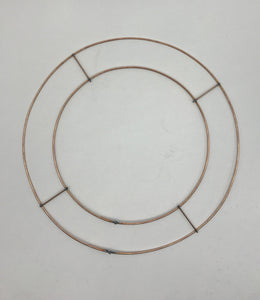 Wire wreath ring 10 inch/25 cm