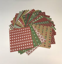 Load image into Gallery viewer, Festive Origami Paper - 60 sheets
