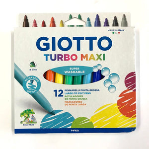 Giotto Turbo Maxi Felt TIp Pens x 12 or 24