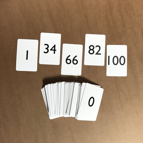 Numbered Cards
