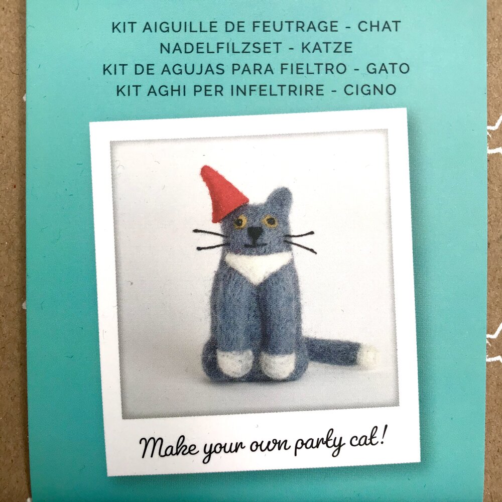 Simply Make Needle Felting Party Cat Kit